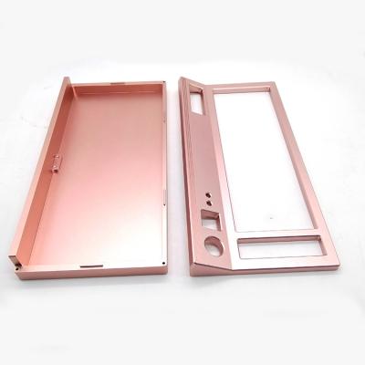 China Aluminum CNC Keyboard Plate 60% Aluminum Mechanical Keyboard Case for sale