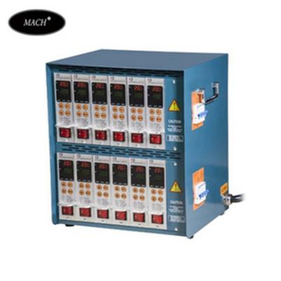 China Hot Mold Temperature Controller 1-24 Zone PID Runner Temperature Controller Box for sale