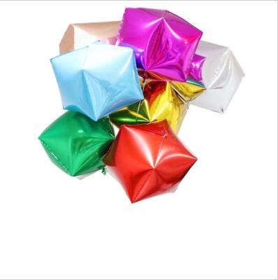 China 24 Inch Hexagon Square Ball Easy To Use Foil Balloon Stickers for sale