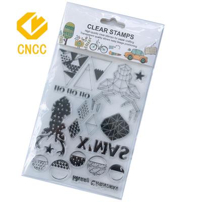 China Children's Toy Newest Custom Rubber Stamp Clear Space Silicone Stamps for sale