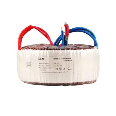 China Power 640W toroidal transformer 115v to double single phase coil structure inductance toroidal transformer 40v isolation for sale