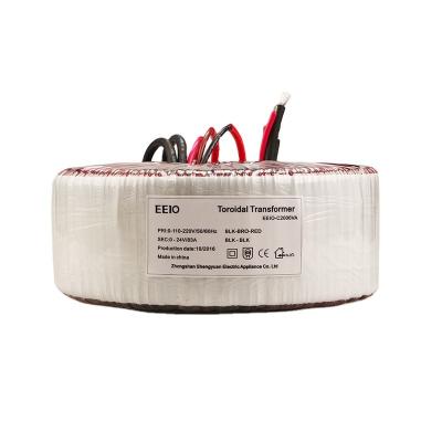 China 24va Isolation Toroidal Transformer 110-220-24v For Halogen Laser Stage And Moving Head Lights for sale