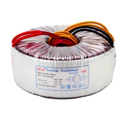 China Professional maker 1000W 1200W 4 36V power for mist maker toroidal transformer for sale