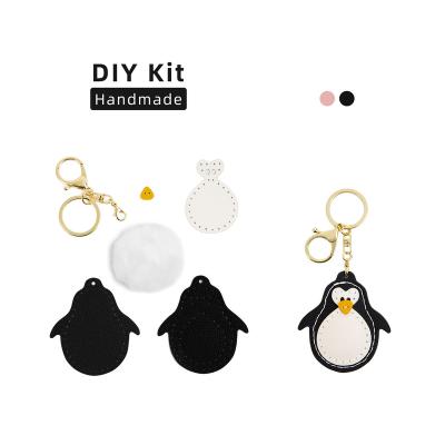 China Keys valentines DIY Craft Kit Cute Keychain Handmade Penguin Key Holder Ornaments for Women Men Gifts Idea christmas creative gift for sale