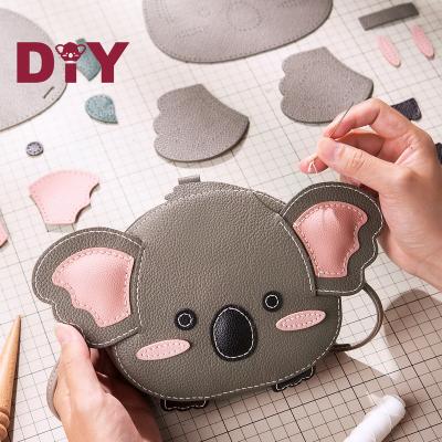 China China DIY handmade leather for backpack, handbag, single shoulder bag diy kit with tools and course. Gift for the daughter. Creative Bag DIY Kit Birthday Gifts Creative Birthday Gifts for sale