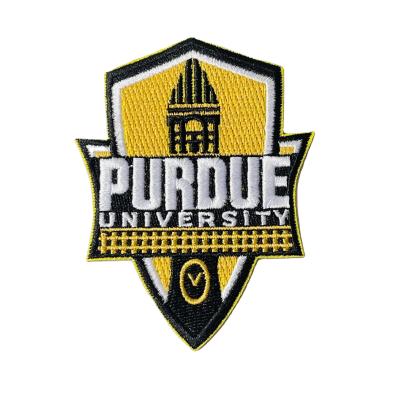 China Iron On Patches PURDUE UNIVERSITY BOILERMAKERS Vintage Iron On Embroidered Patch PURDUE Football Patch For Jersey for sale