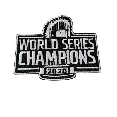 China Iron On Patches OEM Best Embroidered Patches World Series Champions Iron On Embroidered Patch Custom Wholesale for sale