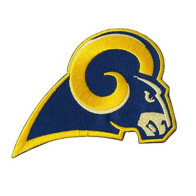 China Iron On New Patches NFL Los Angeles LA RAM Logo Football Embroidered Iron On Patch for sale