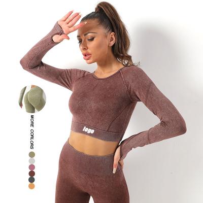 China Breathable wholesale slimming high waist workout apparel printedtwo piece yoga wear set for sale