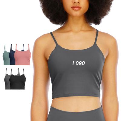 China 2021 Custom Logo Breathable Gym Wear Yoga Women Sports Bra Set Top Fitness for sale