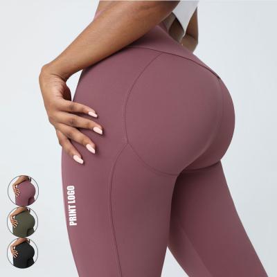 China High Waist Fitness Breathable Wholesale Slimming Seamless Sport Use Women Yoga Gaiters Pants for sale