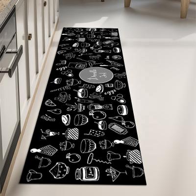 China Modern China OEM Service Standing Anti Slip Mat Kitchen Printing Cover 3D Carpet for sale