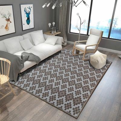 China Modern Washable 100% Polyester 3D Printing Rug Custom Design Rug Living Room Rug for sale