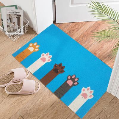 China Factory Supplier Anti Slip Custom Design Door Mat Anti Slip Floor Mat PVC Coil Mat for sale