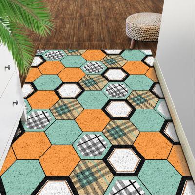 China Custom Door Waterproof Mat Pvc Coil Mat LOGO PVC Mat With Anti Slip Dot for sale