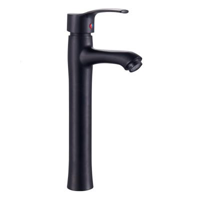 China Thermostatic Faucets Hot selling Black chrome plated Long pipe Faucet for Kitchen for sale