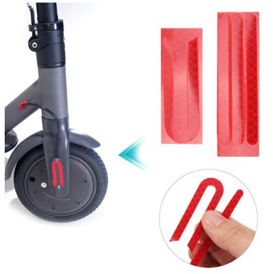 China Front Rear Wheel Tire Cover Shell Reflective Sticker For M365 Scooter Waterproof Protective Red Protective Electric Accessories for sale