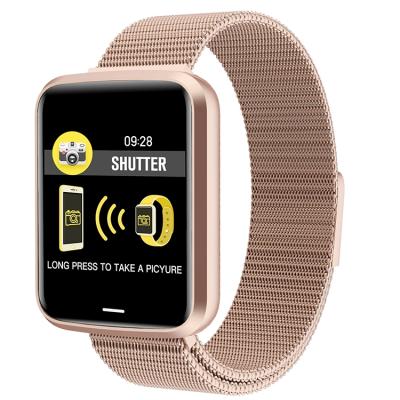 China Multifunctional touch screen smart watch able to receive phone calls smart watch for music playback h19 Milan Belt for sale