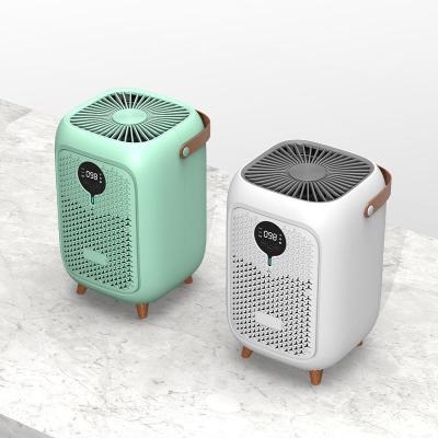 China Touch Screen Show New 2022 Air Purifier Portable USB Air Purifier Household Desktop Portable Air Purifier for sale