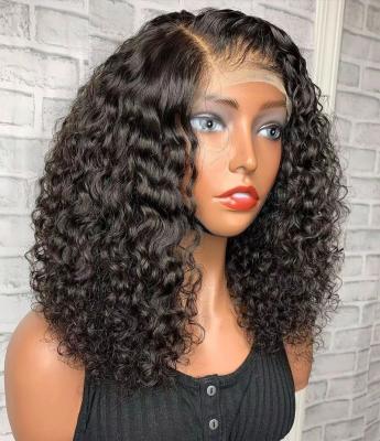 China Factory Direct Deep Wave Deep Wave Wig For Color Women 13*6 Lace Front Curly Hair Wigs Human Hair Natural Hairline for sale