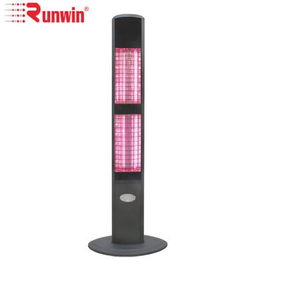 China Fashional Standing Carbon Tube Electric Infrared Heater 1800w Led Lamp Garden Heater for sale