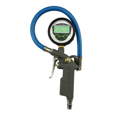 China Car Tools Tire Meter Display Tire Pressure High Pressure Gun For Inflation Gun Air Pressure Gauge for sale