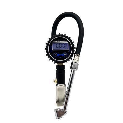 China Motorcycles 200PSI Digital Display Grip Tire Pressure Inflation Stem Car Tire Pressure Monitoring Gauge Tire Pressure Gauge for sale