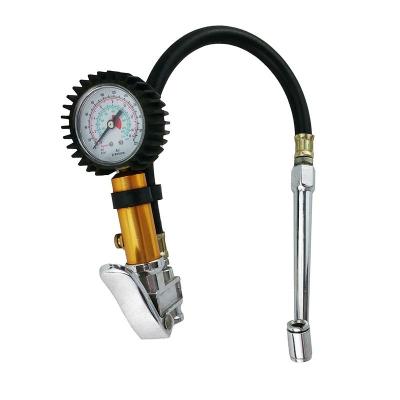 China Car Tire Tools Dual Head Tire Inflator Air Pressure Gauge For Vehicles for sale