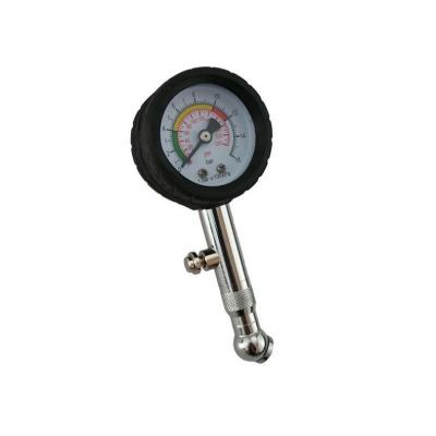 China Rubber+copper Hose Mini Tire Gauge Tire Pressure Monitor Car Inflation Tool for sale