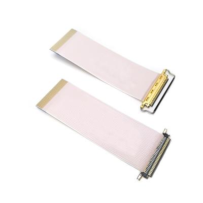 China 3C 0.5*30P Au Plating Electronic Tin Foil Screen Cable LVDS FFC Flexible Ribbon Cable for sale