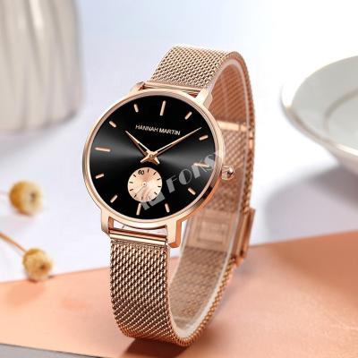 China ODM High Quality Made Unisex Luxe Water Resistant Analog Custom Women Wrist Band Watch With Customer Original Logo Name for sale