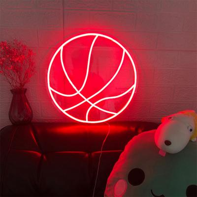 China Custom OEM LED Flex Neon Light Letter Bar Buildings Basketball Kid Neon Sign For Bedroom for sale