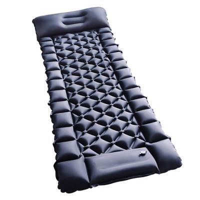 China Lightweight Inflatable Sleep Pad Mat Air Mattress Camping Sleeping Pvc Ultralight Compact Tpu for sale