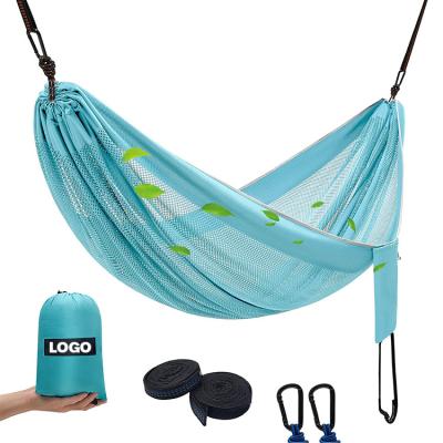 China Lightweight Portable Breathable Mesh Hammocks With Null 2 ​​Shaft Straps for sale