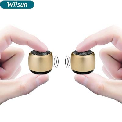 China M1 Mini Small Size Outdoor Wireless Speaker Portable HIGH FIDELITY Stereo TWS Around BT Subwoofer Loudspeaker for sale