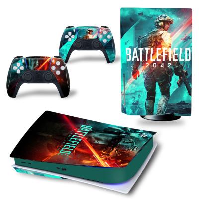 China High Quality Environmental Friendly Vinyl PS5 Decal Cover Skin Stickers For PlayStation 5 Game Console Sticker For PS5 With Dual Control Cover for sale