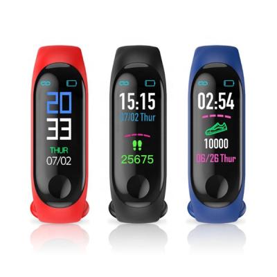 China Wholesale Touch Screen Wristband Fitness Tracker Pedometer Android M3 Smart Watch for sale