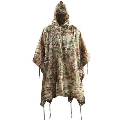 China Wholesale Waterproof Army Rain Coat Customized Waterproof Military Men Rain Coat for sale