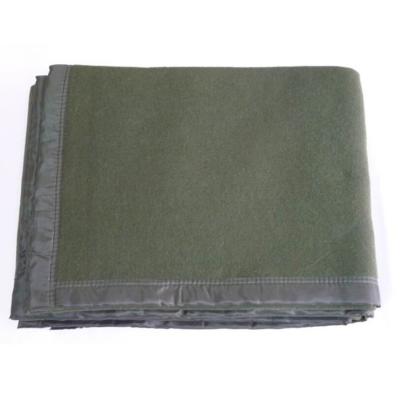 China Product 200*160cm Washable Warm Single Army Blanket School And Hotel Use Woolen Army Blanket for sale