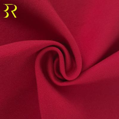 China Waterproof 75D Knitting Polyester 92% Polyester 8%Spandex Dacron Fabric Fabric Composition For Garments for sale