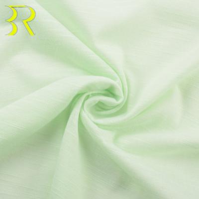 China Cheap Price Tear-Resistant Quick Dry Dyed Knitting Roving Anti-Static Recycle Polyester Microfiber Fabric For Shirt Underwear for sale