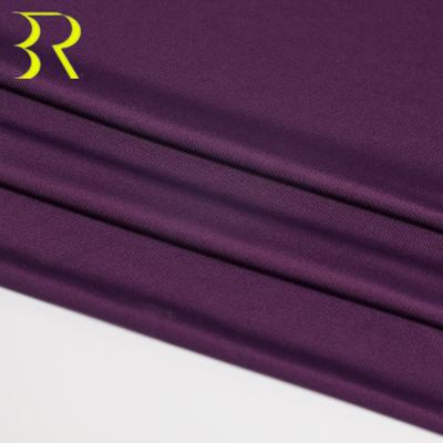 China Good Price 4 Way Shrink-Resistant Stretch Knitted Microfiber Polyester Spandex DTY Fabric Wholesale Dyed Dubai Fabric For Summer for sale