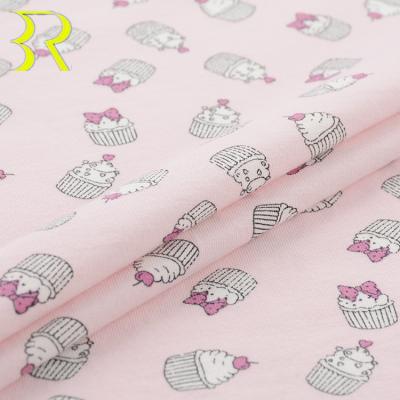 China Wholesale 100% cotton fabric anti-static comfortable breathable printed for baby clothing for sale