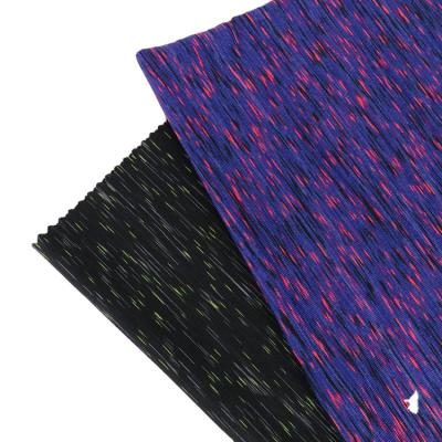 China Hot Sale 100D DTY 95%Polyester 5%Spandex Stripe Satin Tear-Resistant Knitting Fabric For Sweater Underwear for sale