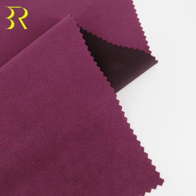 China Sustainable Knitting Scuba 350GSM 93%Polyester 7%Spandex Suede Fabric For Jacket Coat for sale