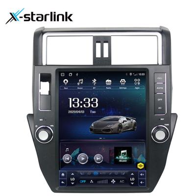 China Android 13 Tesla Screen BT Car Radio System DVD For Toyota Prado 2010-2013 for sale