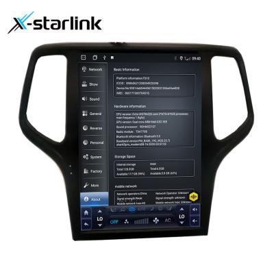 Китай Jeep Grand Cherokee GPS Headunit Радио навигация Автомобильная мультимедия 12.1