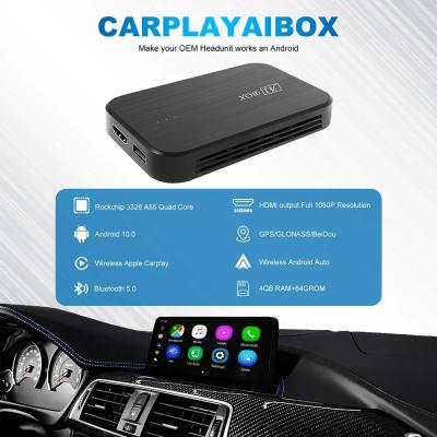 China Z4 Mini Wireless Carplay Adapter RGB Licht USB Typ-C Port automatischer Start Carplay zu verkaufen