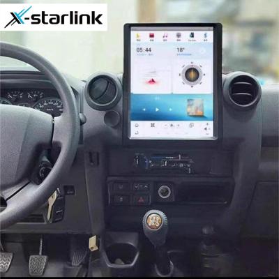 China 4+64GB Android-Autofunk 13 Zoll vertikale Navigation für Toyota Land Cruiser LC70 LC75 LC76 zu verkaufen