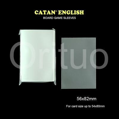 Cina Gioco Catan Matte Sleeves Cpp Front Clear Protezioni per carte Catan in vendita